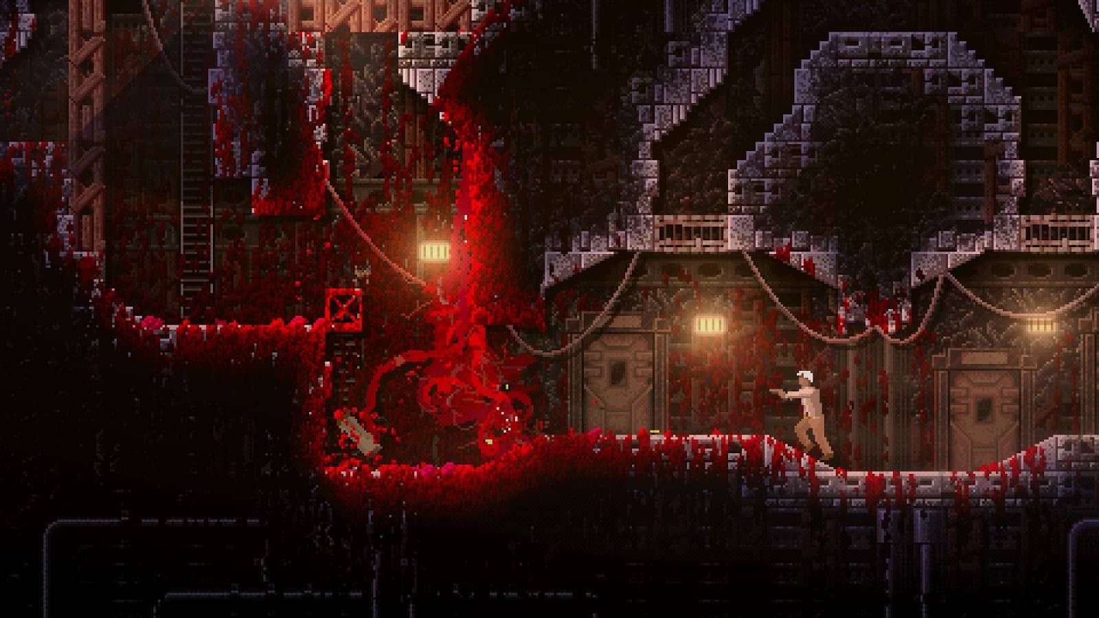 Carrion: Emboscando a los humanos como el Alien Murder Blob - juegos de terror Indie